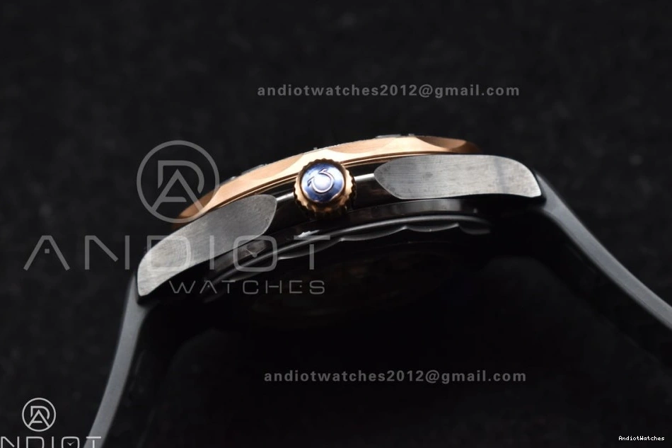 Best Black Seamaster VSF Black Neat Bezel Strap Rubber 43.5mm A Dial 300m Edition on 1070 1:1 RG Black Ceramic 1205